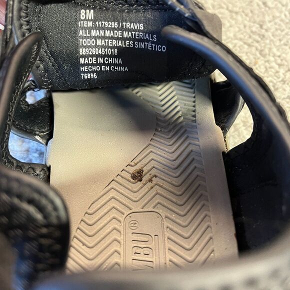 Khombu Sandals Mens 8 Black Travis Outdoor Hiking Walking Active Lake River - Picture 9 of 13